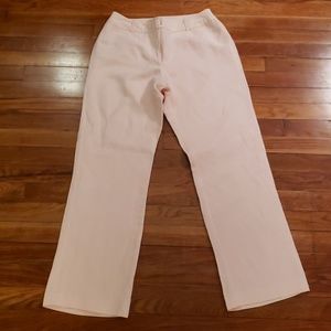 Pink Silk Pants Size 6P
